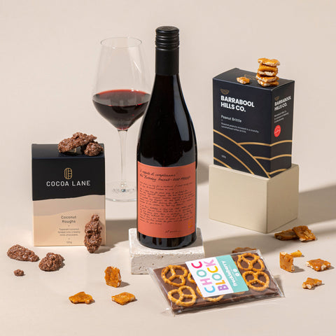 with Wine and chocolate
